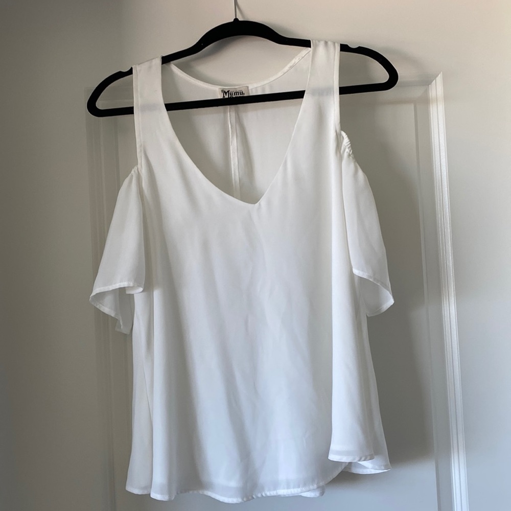 Show Me Your Mumu white blouse sz Medium